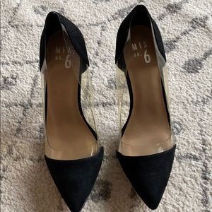 Mix No. 6 Black suede Pump 🖤